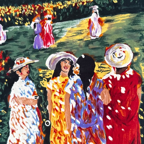 Beautiful French "Guy Buffet" Silk Scarf ~ Collectible piece - Picture 3 of 8